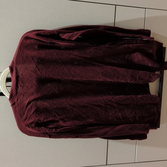 Gap Long Sweater Dark Purple - Picture 3 of 4